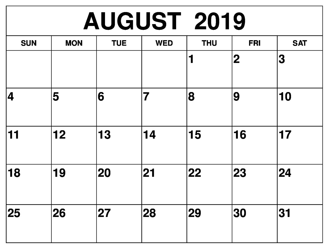 August 2019 Calendar For Monthly And Weekly Template Latest Printable Calendar Template August 2019 Calendar For Monthly And Weekly Template Latest Printable Calendar Template