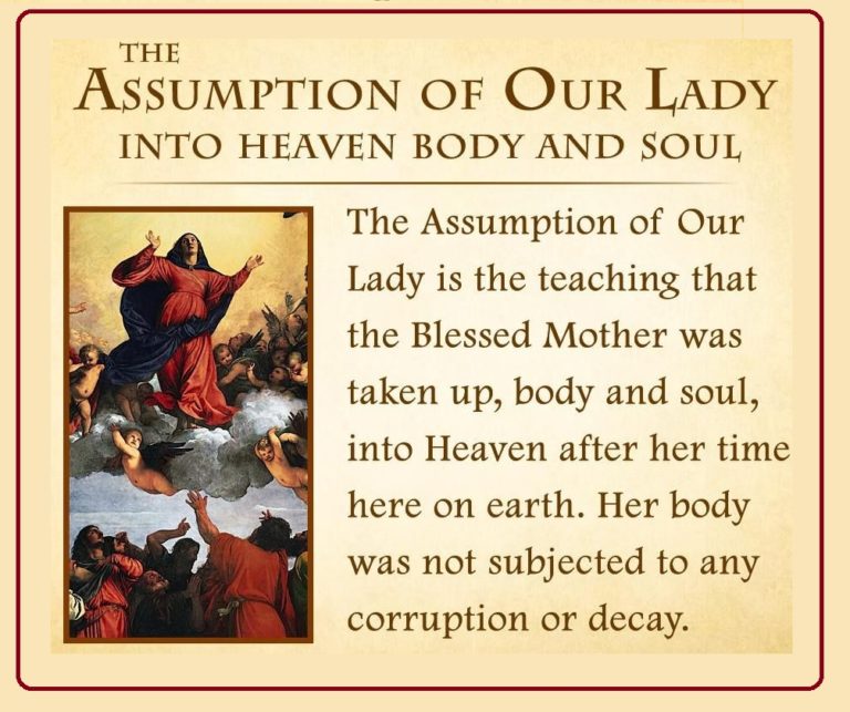 Assumption of Mary In The Bible Verse Painting and Images